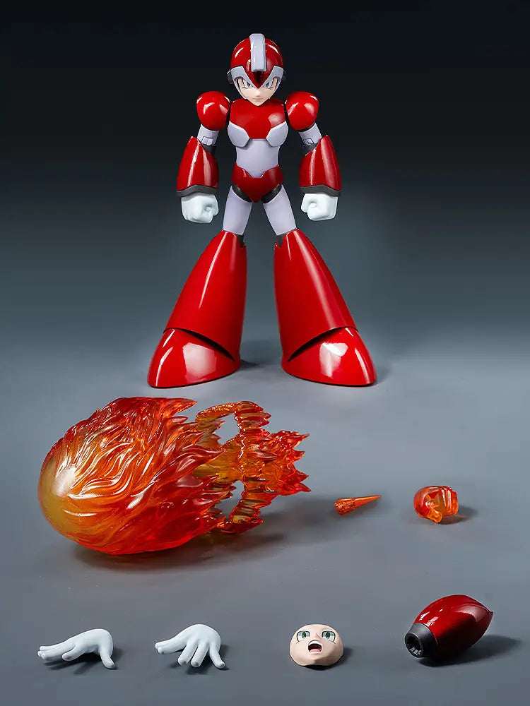 Figurine d'action Mega Man X Rising Fire avec accessoires de collection