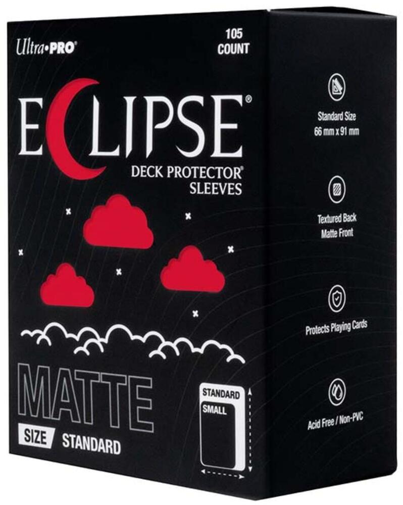 Protège-cartes standards Matte Apple Red 105 unités