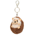 Breloque de sac hérisson en peluche, tirette de fermeture éclair, jouet en peluche