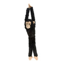 Peluche singe chimpanzé noir suspendu avec longs bras