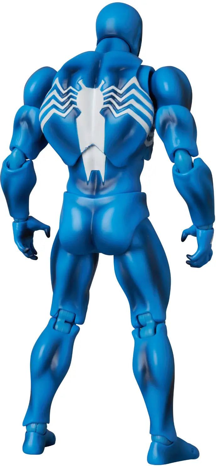 Figurine articulée de collection Venom Comic Blue Version avec accessoires de toile d'araignée