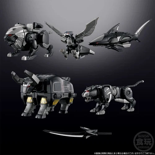 GaoKing Black Ver. Kit de Modélisation Articulé Megazord avec Accessoires