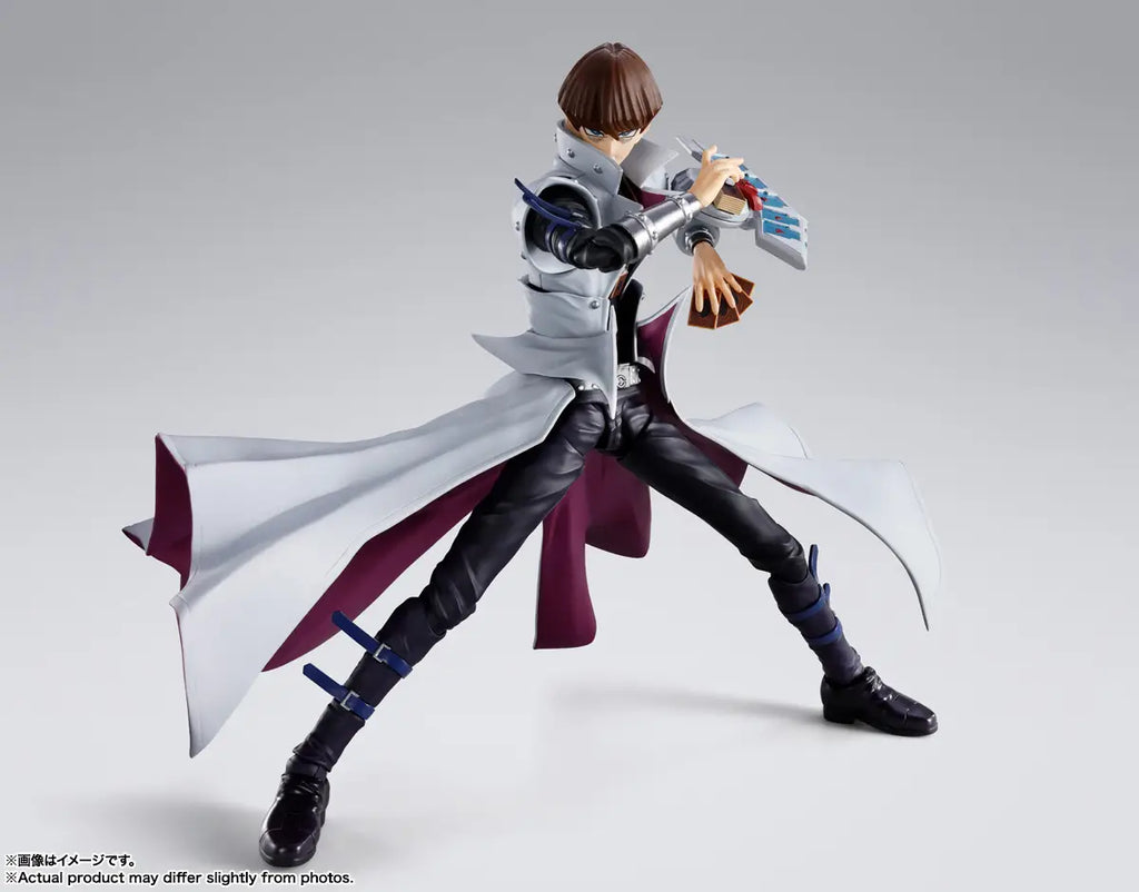 Figurine articulée de collection Seto Kaiba avec effets et accessoires interchangeables