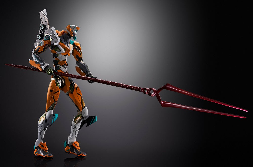 Figurine articulée EVA-00 Prototype Édition Spéciale 30ème Anniversaire avec Lance de Longinus