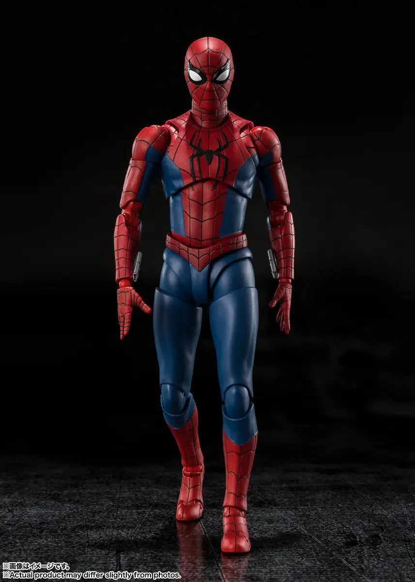 Figurine articulée Spider-Man avec effets de toile et costume redessiné