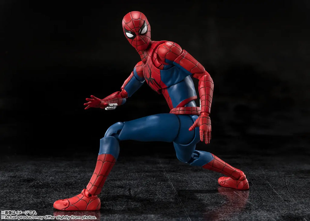 Figurine articulée Spider-Man avec effets de toile et costume redessiné