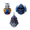Gundam MS Head Magnet Mobile Suit Buste Figurine Coffret de 4