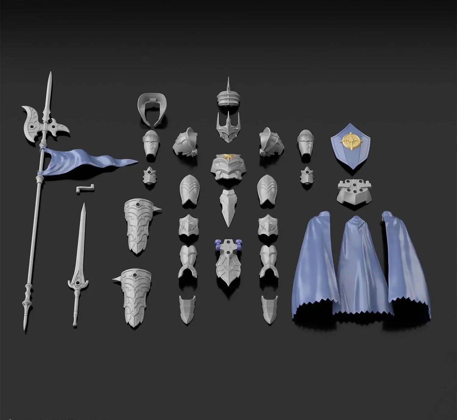 1/144 Kit de Modélisation d'Accessoire de Mise à Niveau pour Armure Class-Up Liber Commander