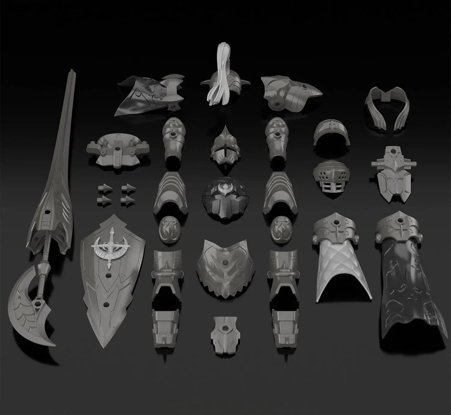 Kit de Modélisme d'Accessoire Élément Eau pour l'Armure Class-Up Rosan Fortress, Échelle 1/144