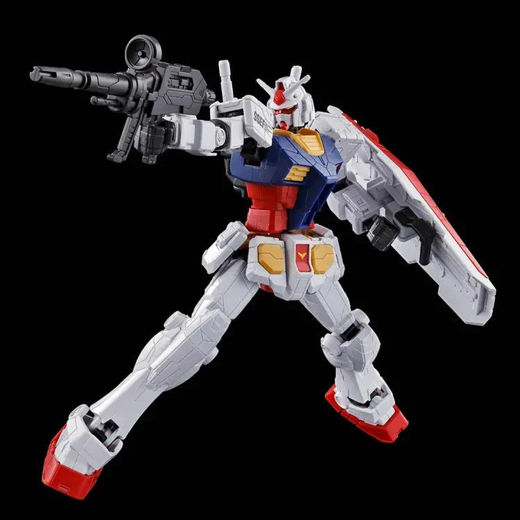Maquette de Gundam articulée à l'échelle 1/144 avec fusil à rayons et mains interchangeables