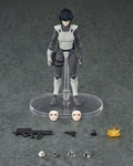 Figurine articulée de Motoko Kusanagi en armure simple, avec accessoires