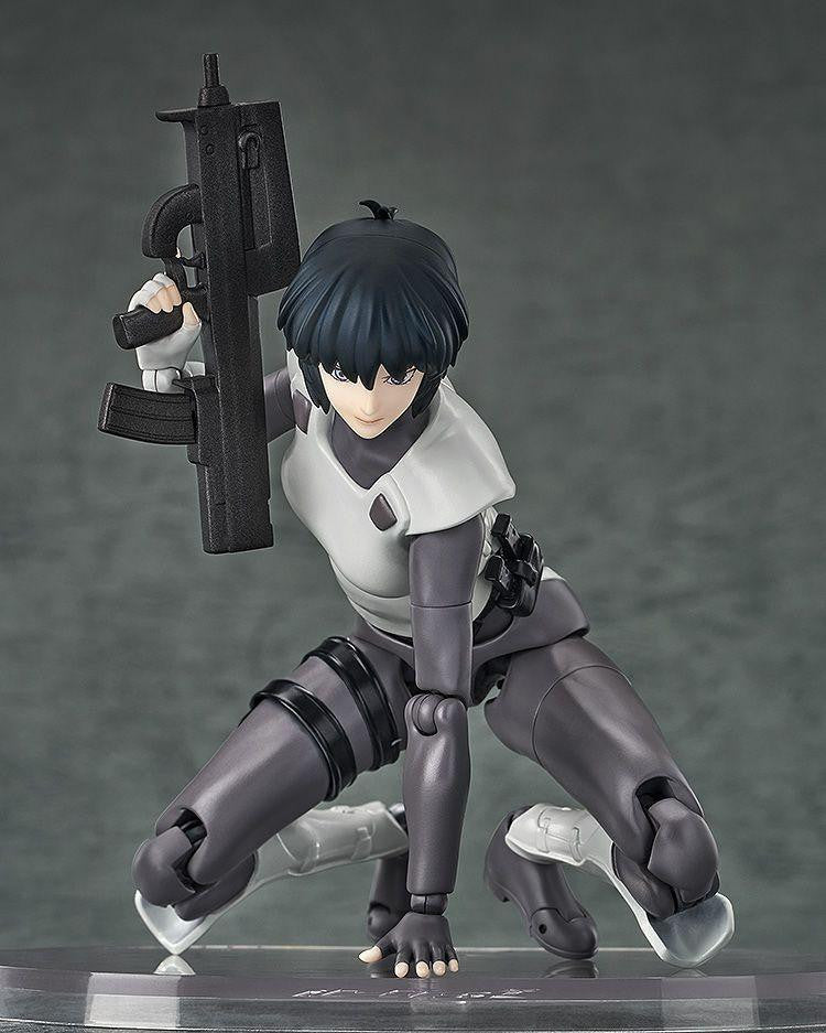 Figurine articulée de Motoko Kusanagi en armure simple, avec accessoires