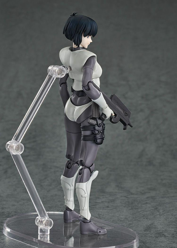 Figurine articulée de Motoko Kusanagi en armure simple, avec accessoires