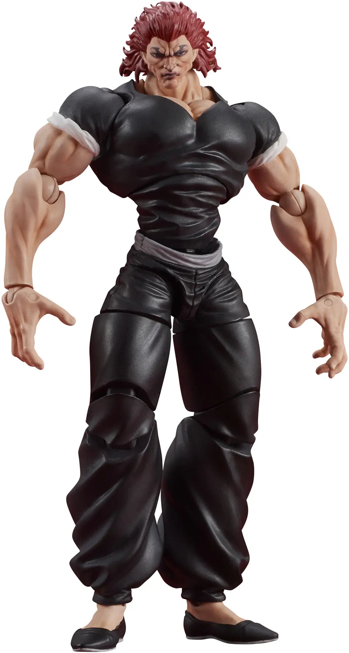 Figurine articulée de Yujiro Hanma de Baki Son of Ogre à l'échelle 1/24