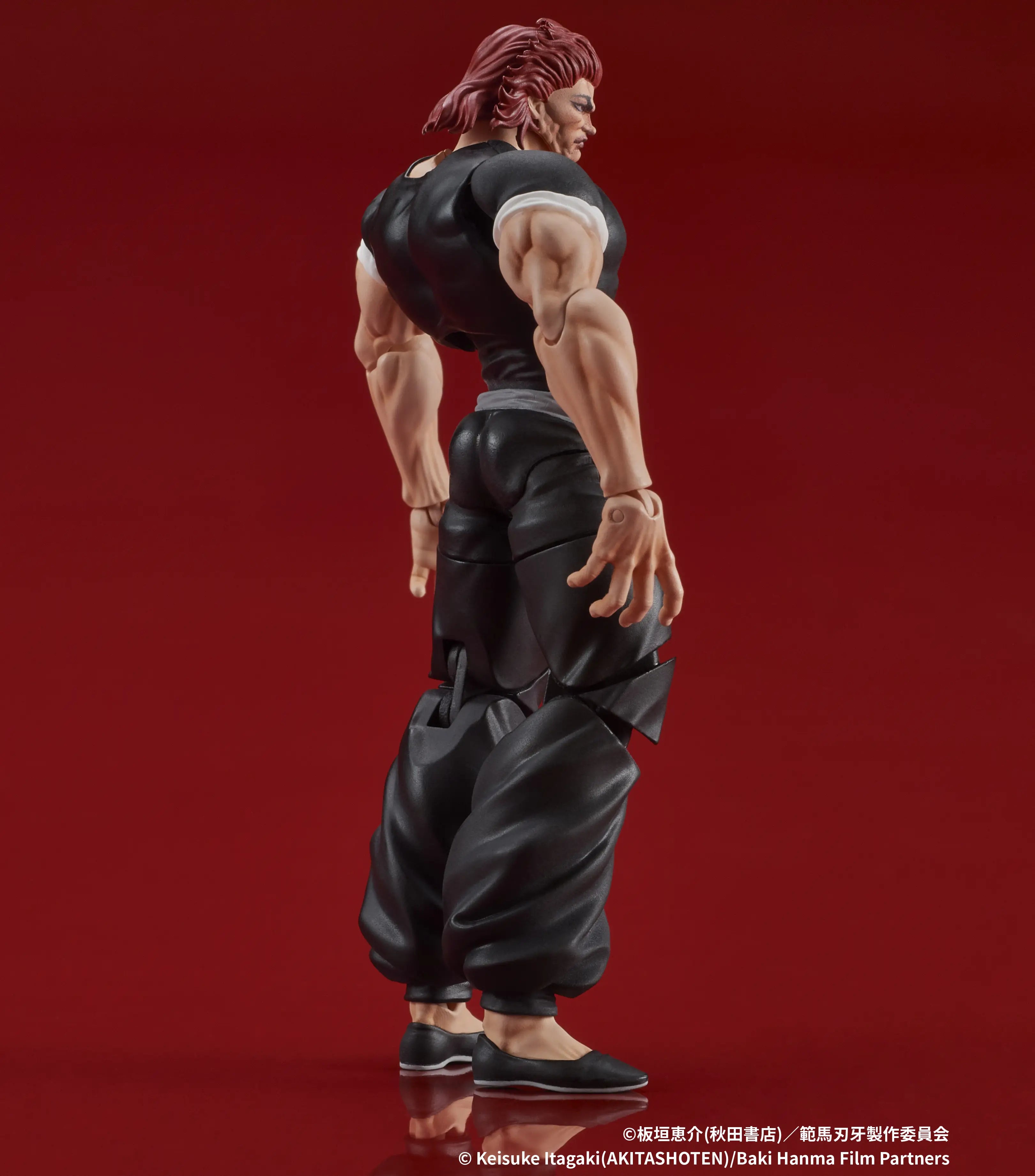 Figurine articulée de Yujiro Hanma de Baki Son of Ogre à l'échelle 1/24