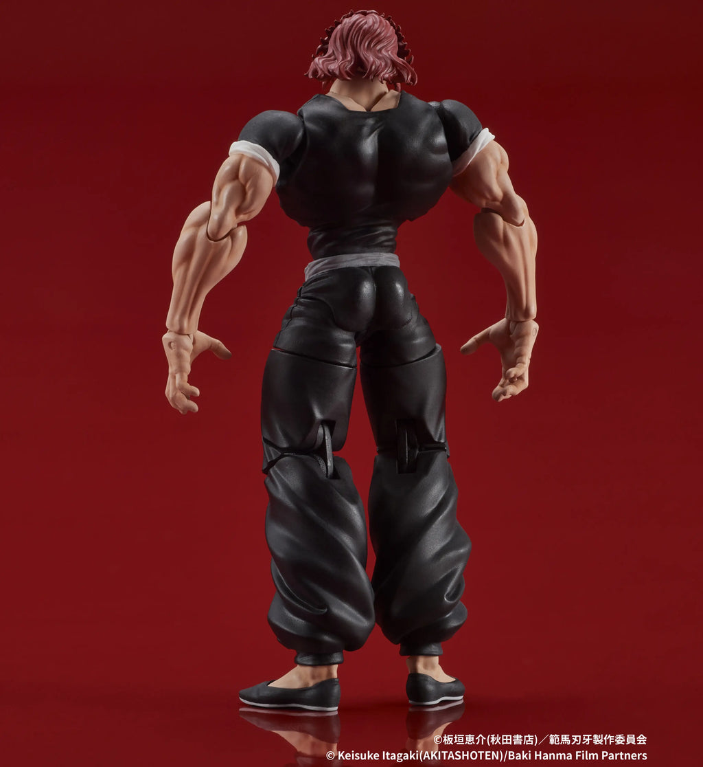 Figurine articulée de Yujiro Hanma de Baki Son of Ogre à l'échelle 1/24