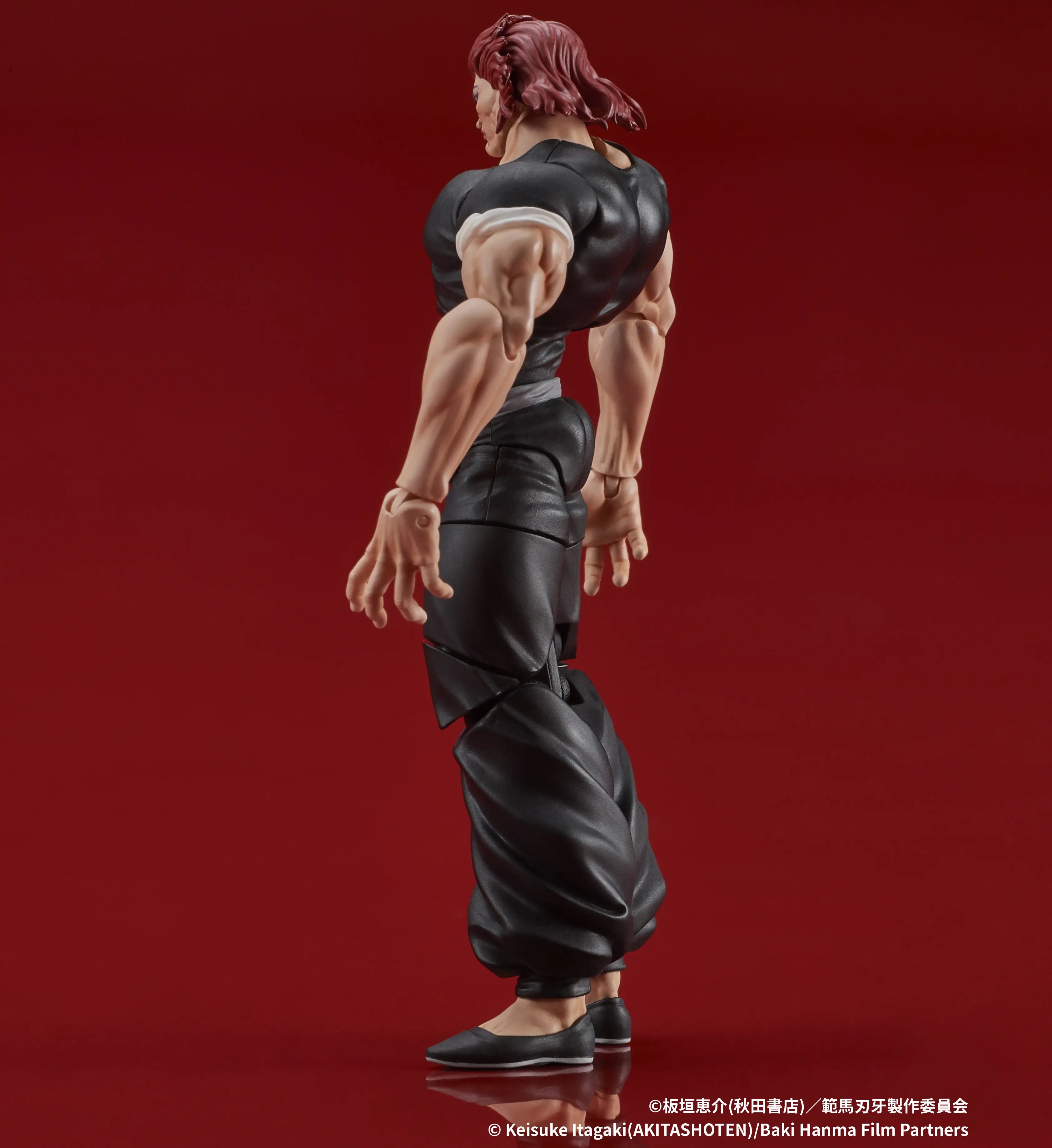 Figurine articulée de Yujiro Hanma de Baki Son of Ogre à l'échelle 1/24