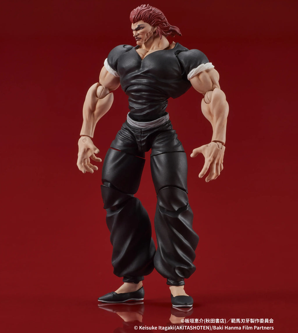 Figurine articulée de Yujiro Hanma de Baki Son of Ogre à l'échelle 1/24