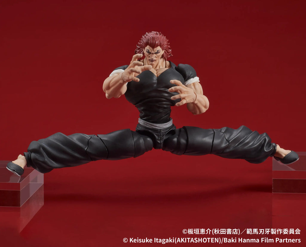 Figurine articulée de Yujiro Hanma de Baki Son of Ogre à l'échelle 1/24