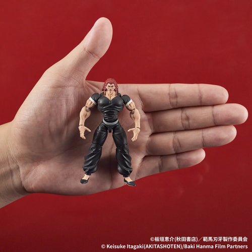 Figurine articulée de Yujiro Hanma de Baki Son of Ogre à l'échelle 1/24