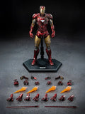 Figurine articulée Iron Man Battle Damage DLX à l'échelle 1/12