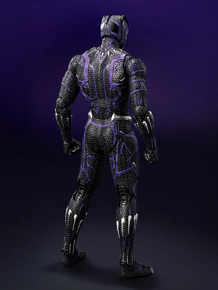 Figurine articulée Black Panther Énergie cinétique chargée, en métal moulé sous pression, échelle 1/12