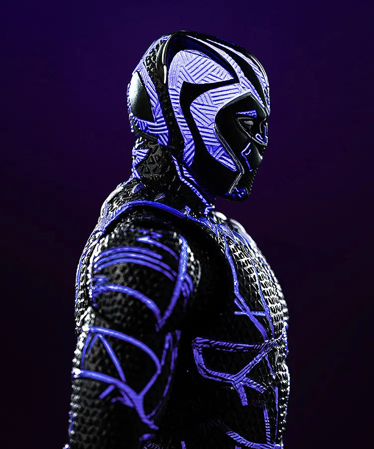 Figurine articulée Black Panther Énergie cinétique chargée, en métal moulé sous pression, échelle 1/12