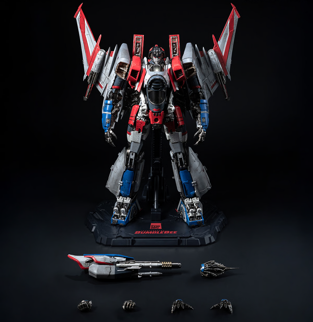 Figurine d'action de collection Starscream DLX endommagée au combat - Édition altérée