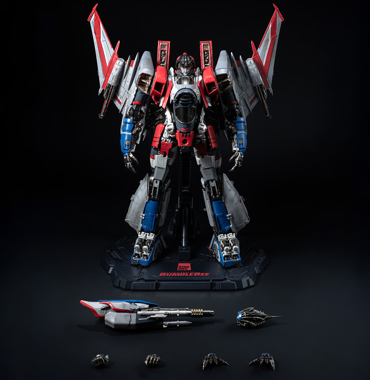 Figurine d'action de collection Starscream DLX endommagée au combat - Édition altérée
