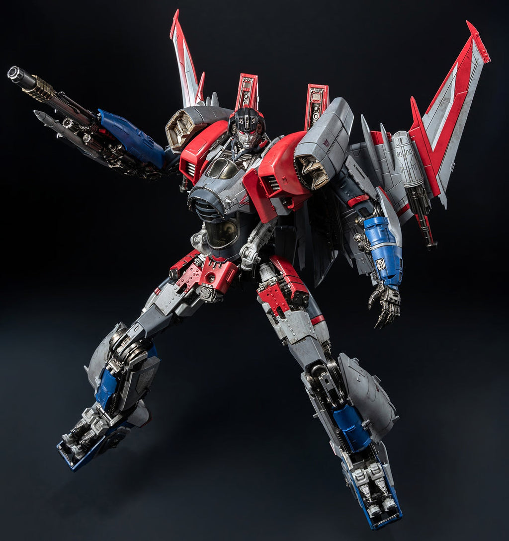 Figurine d'action de collection Starscream DLX endommagée au combat - Édition altérée