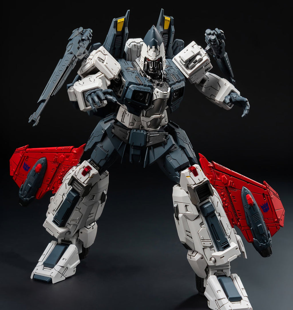 Figurine articulée en métal Transformers Ramjet Decepticon Seeker Warrior