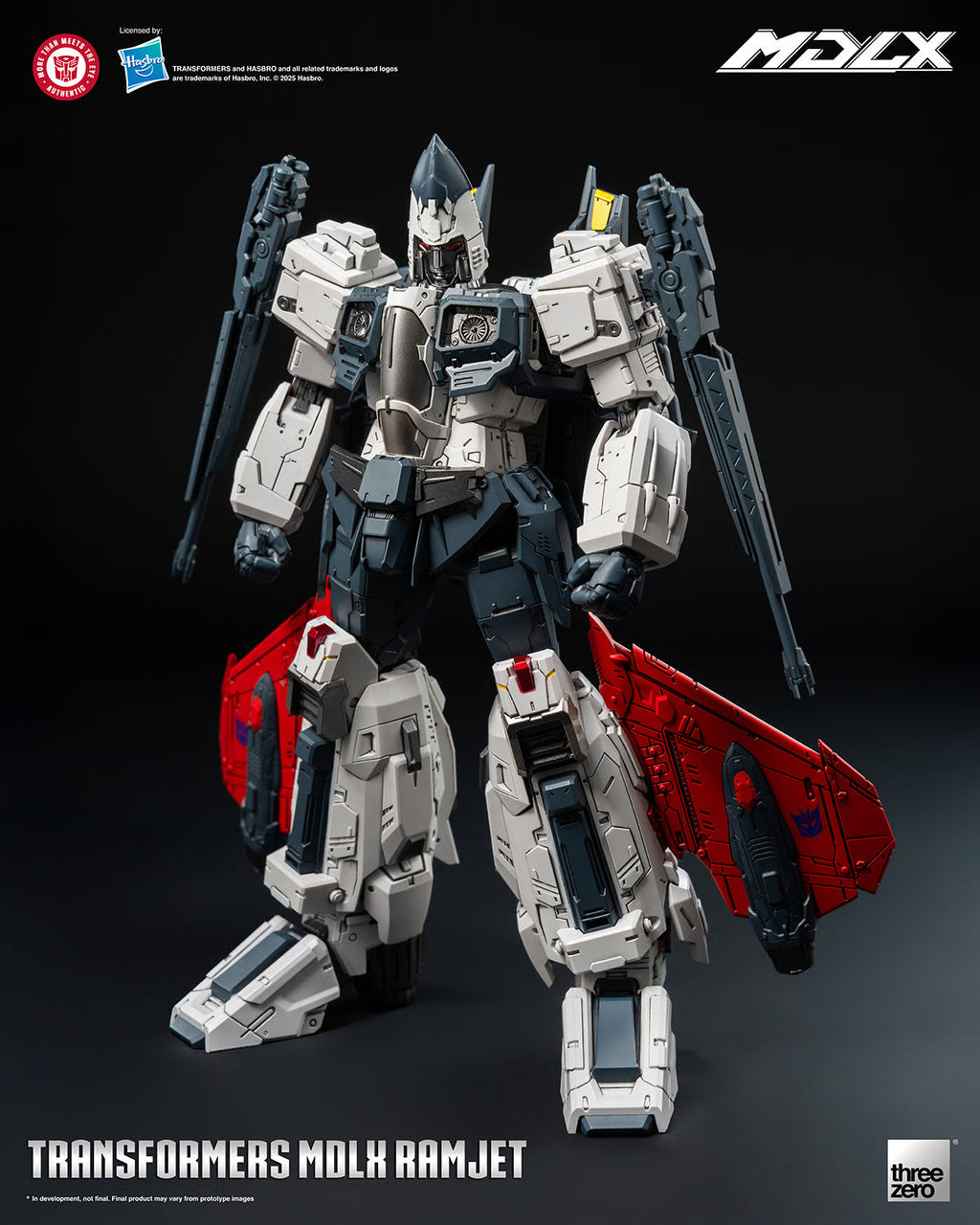 Figurine articulée en métal Transformers Ramjet Decepticon Seeker Warrior