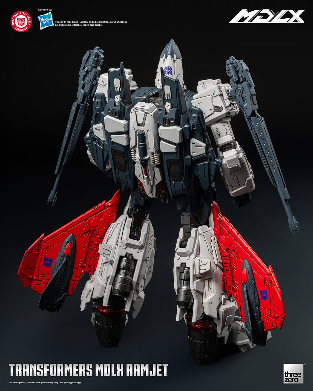 Figurine articulée en métal Transformers Ramjet Decepticon Seeker Warrior