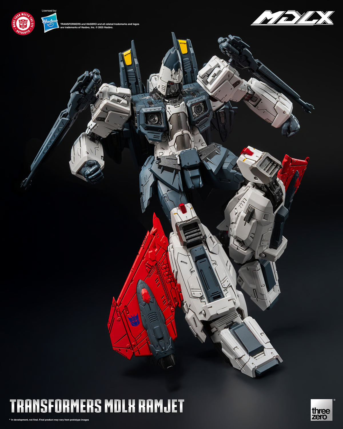 Figurine articulée en métal Transformers Ramjet Decepticon Seeker Warrior