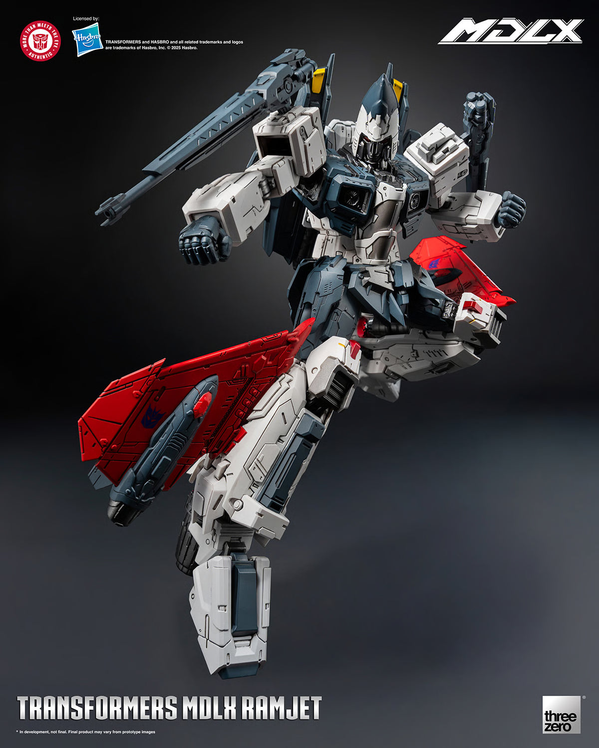 Figurine articulée en métal Transformers Ramjet Decepticon Seeker Warrior