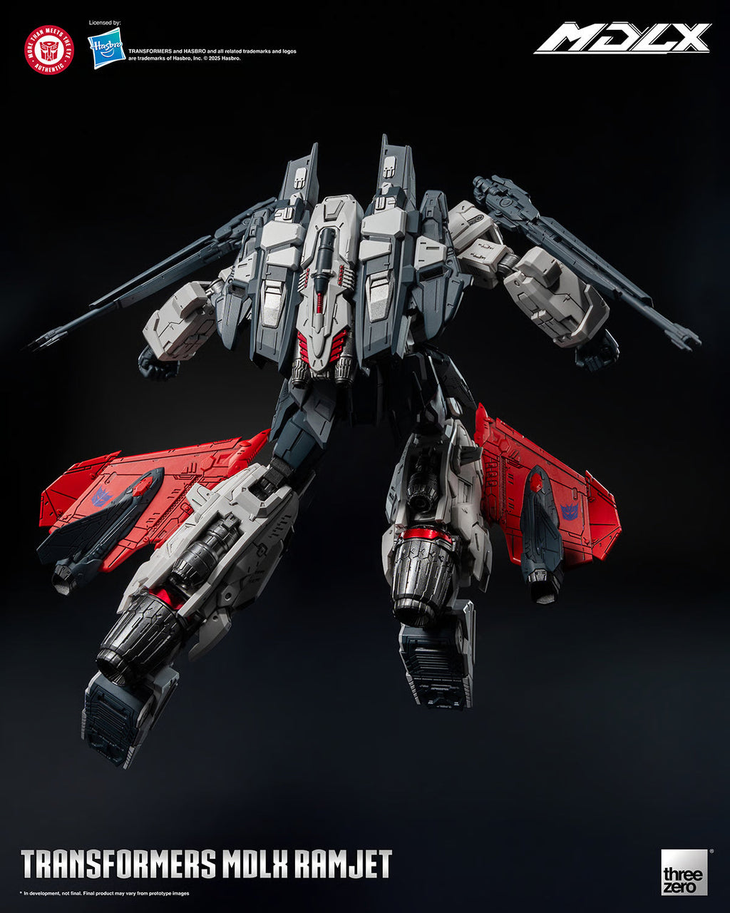 Figurine articulée en métal Transformers Ramjet Decepticon Seeker Warrior