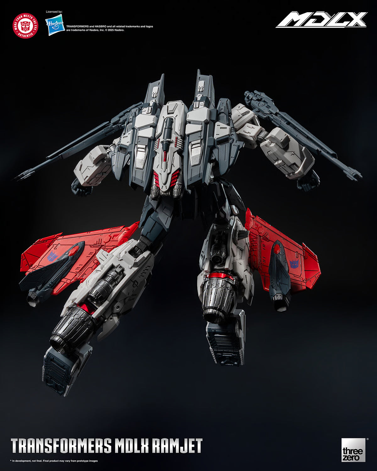 Figurine articulée en métal Transformers Ramjet Decepticon Seeker Warrior