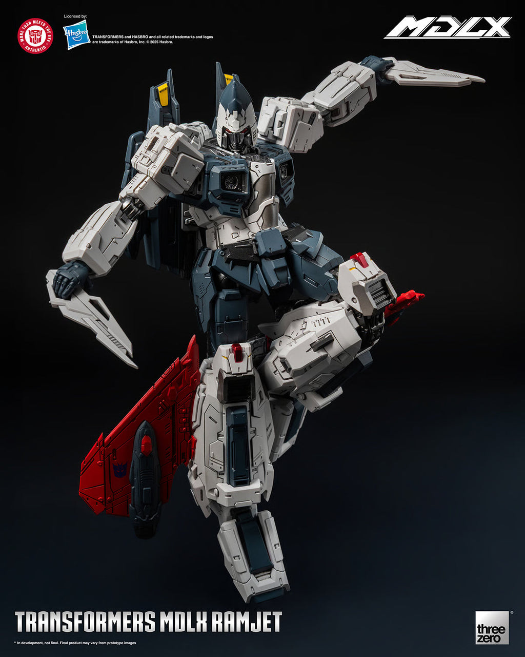 Figurine articulée en métal Transformers Ramjet Decepticon Seeker Warrior
