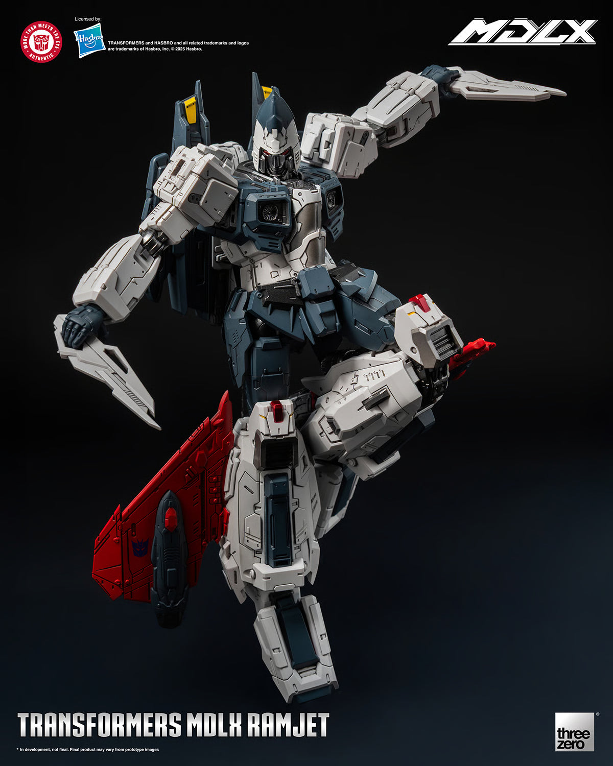 Figurine articulée en métal Transformers Ramjet Decepticon Seeker Warrior