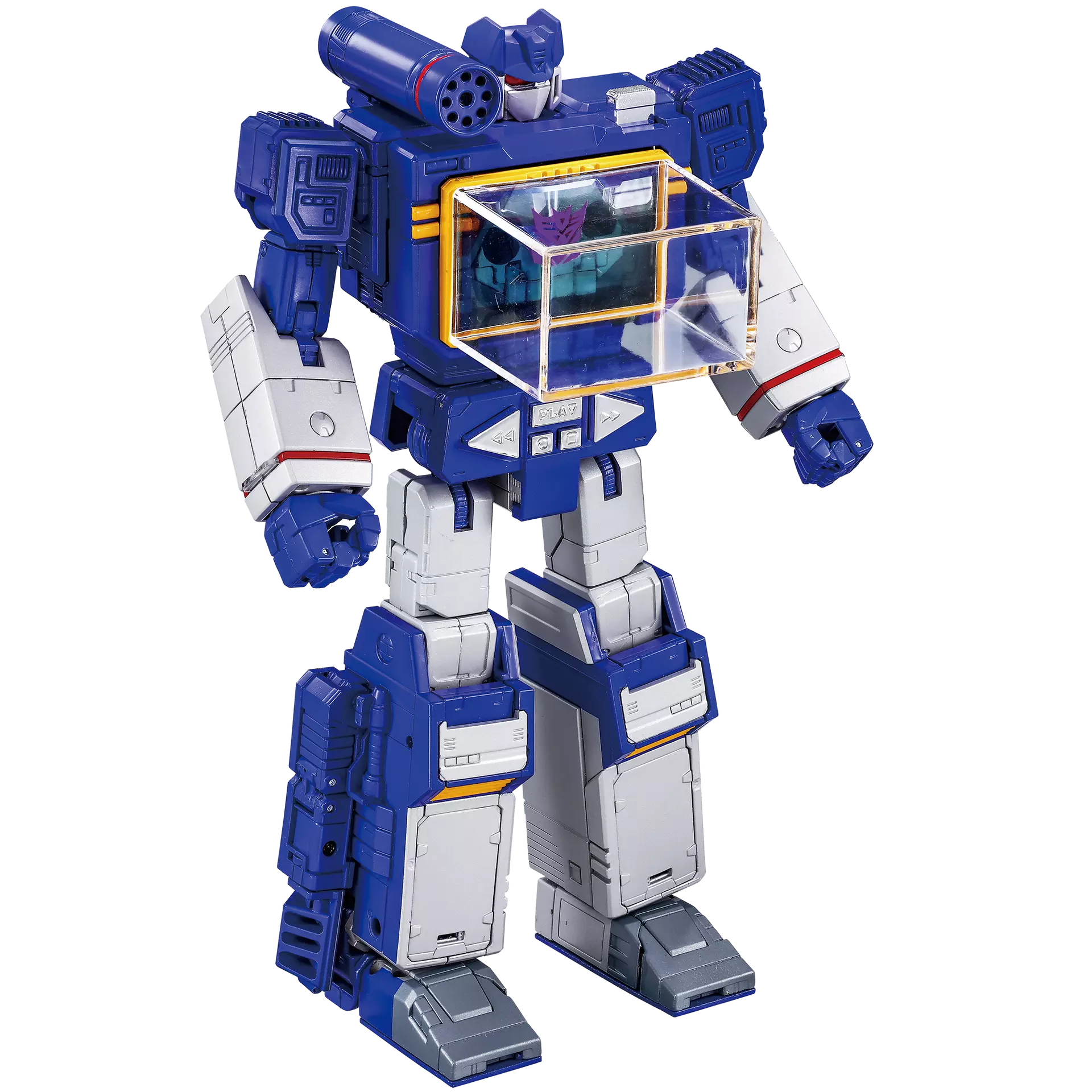 Figurine articulée transformable Soundwave et Condor (Laserbeak) avec accessoires