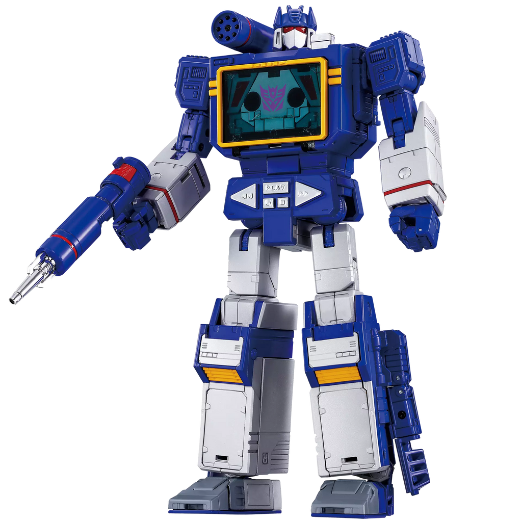 Figurine articulée transformable Soundwave et Condor (Laserbeak) avec accessoires