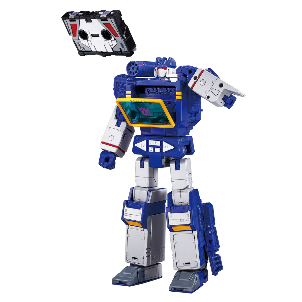 Figurine articulée transformable Soundwave et Condor (Laserbeak) avec accessoires