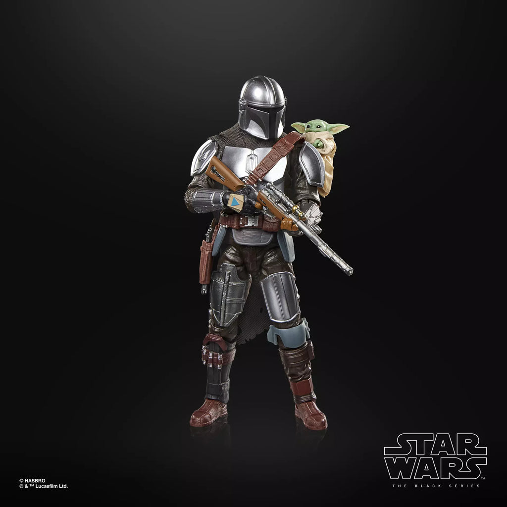 Figurine articulée The Mandalorian et Grogu de 15 cm