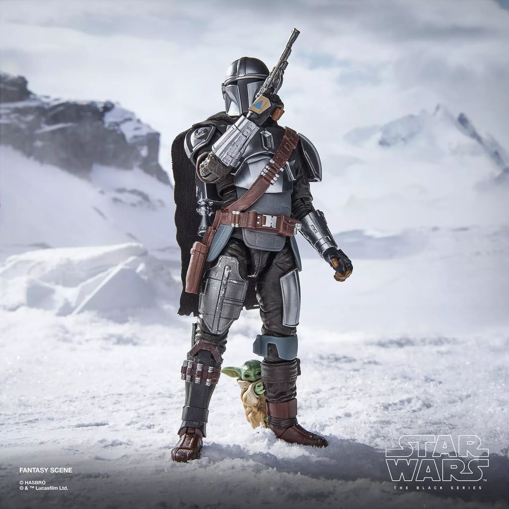 Figurine articulée The Mandalorian et Grogu de 15 cm