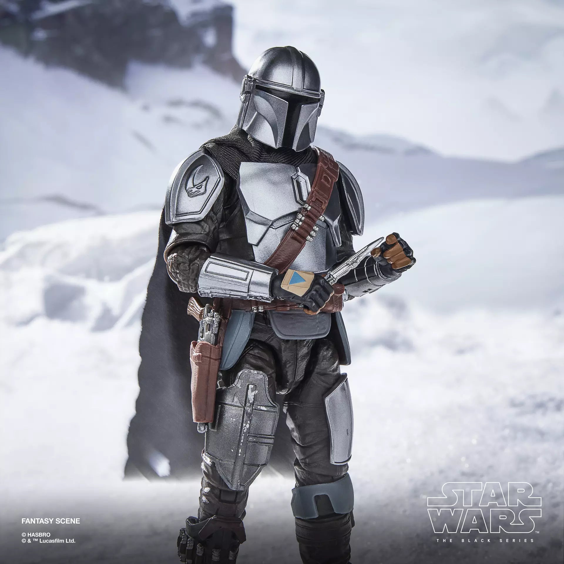 Figurine articulée The Mandalorian et Grogu de 15 cm