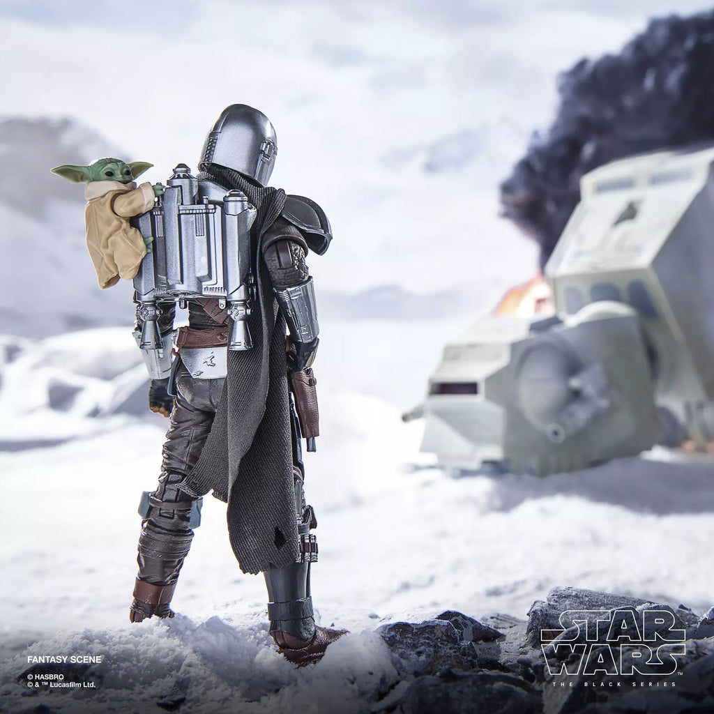Figurine articulée The Mandalorian et Grogu de 15 cm