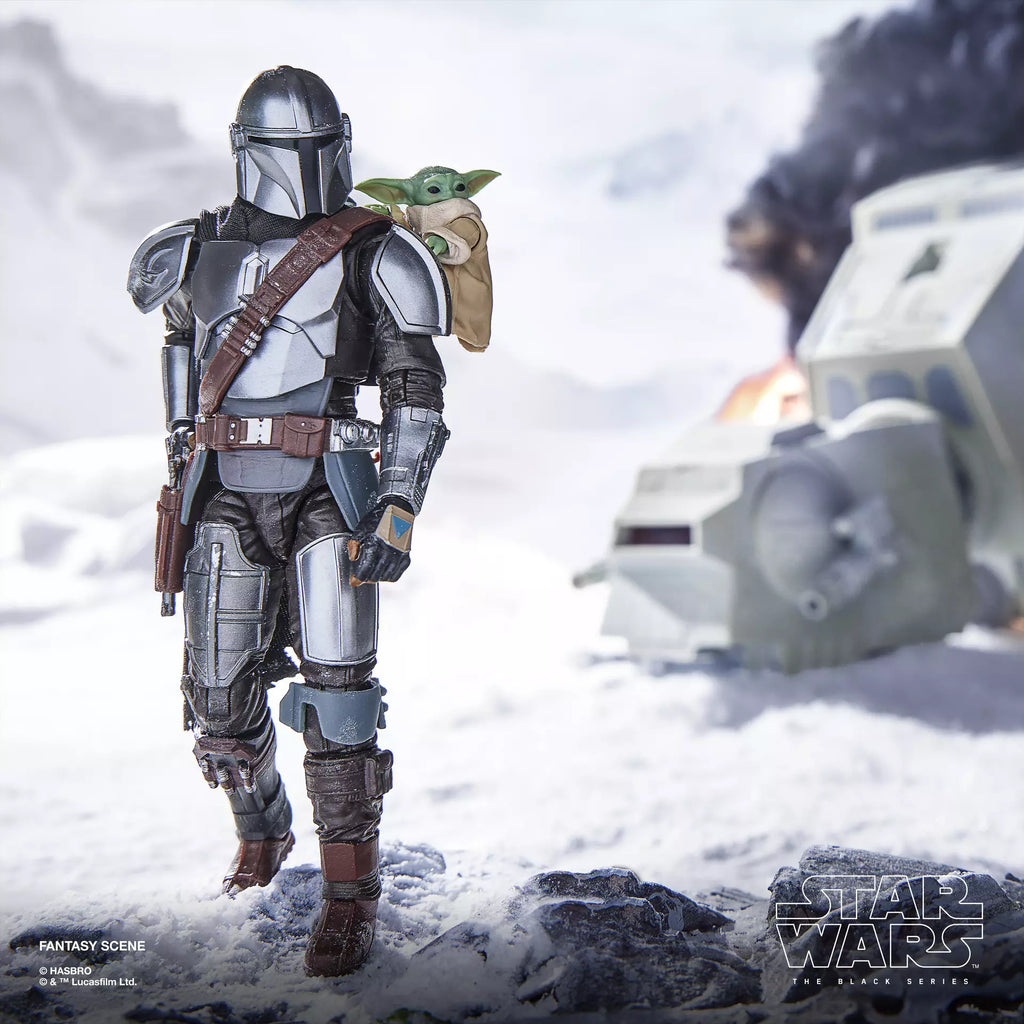 Figurine articulée The Mandalorian et Grogu de 15 cm