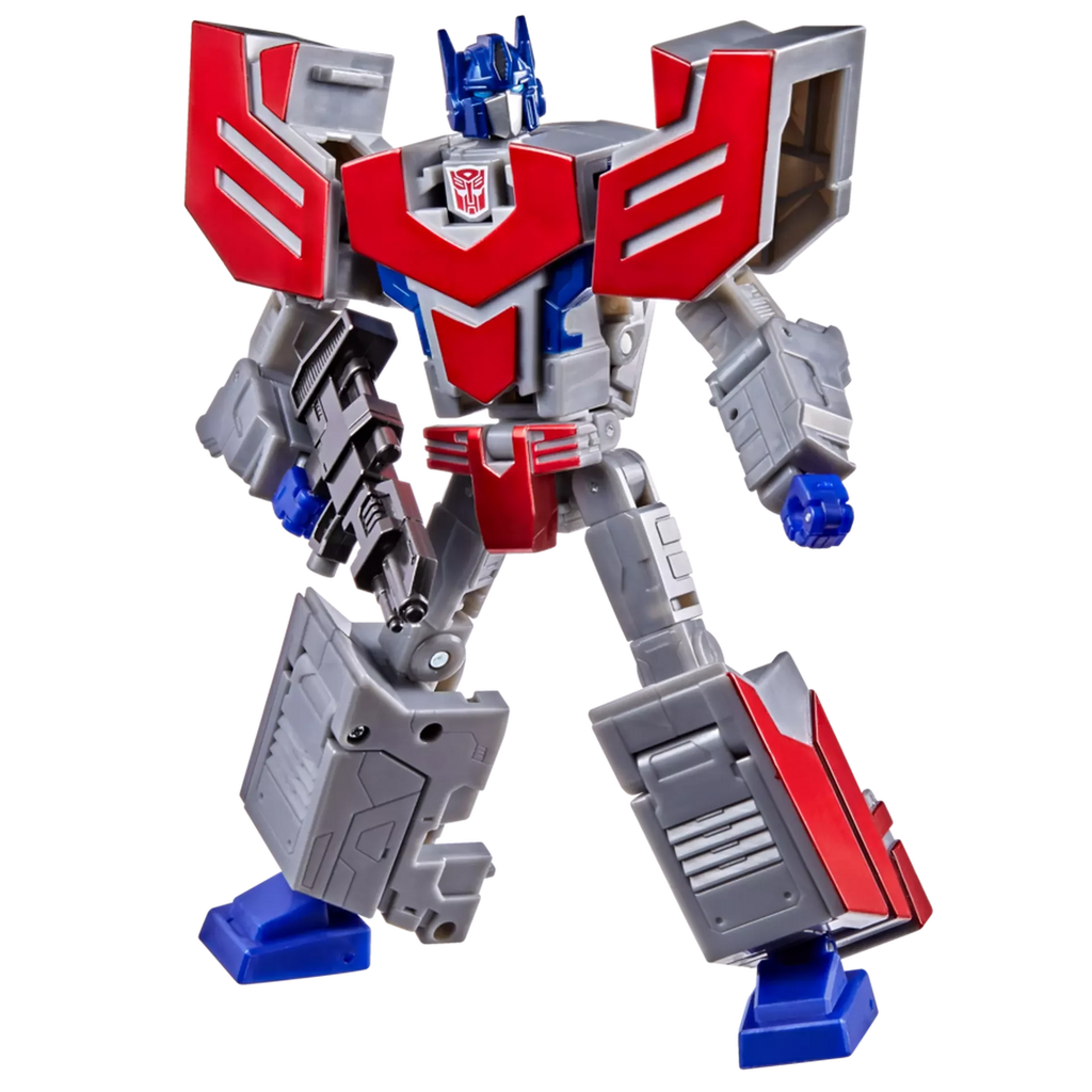 Figurine articulée de collection Optimus Prime Autobot avec blaster