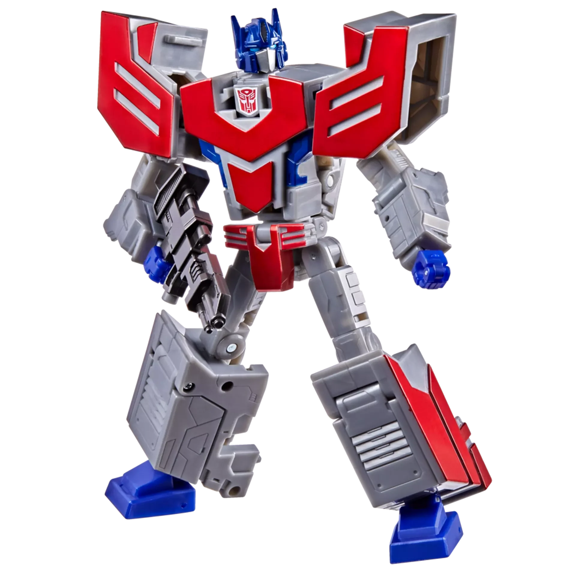 Figurine articulée de collection Optimus Prime Autobot avec blaster