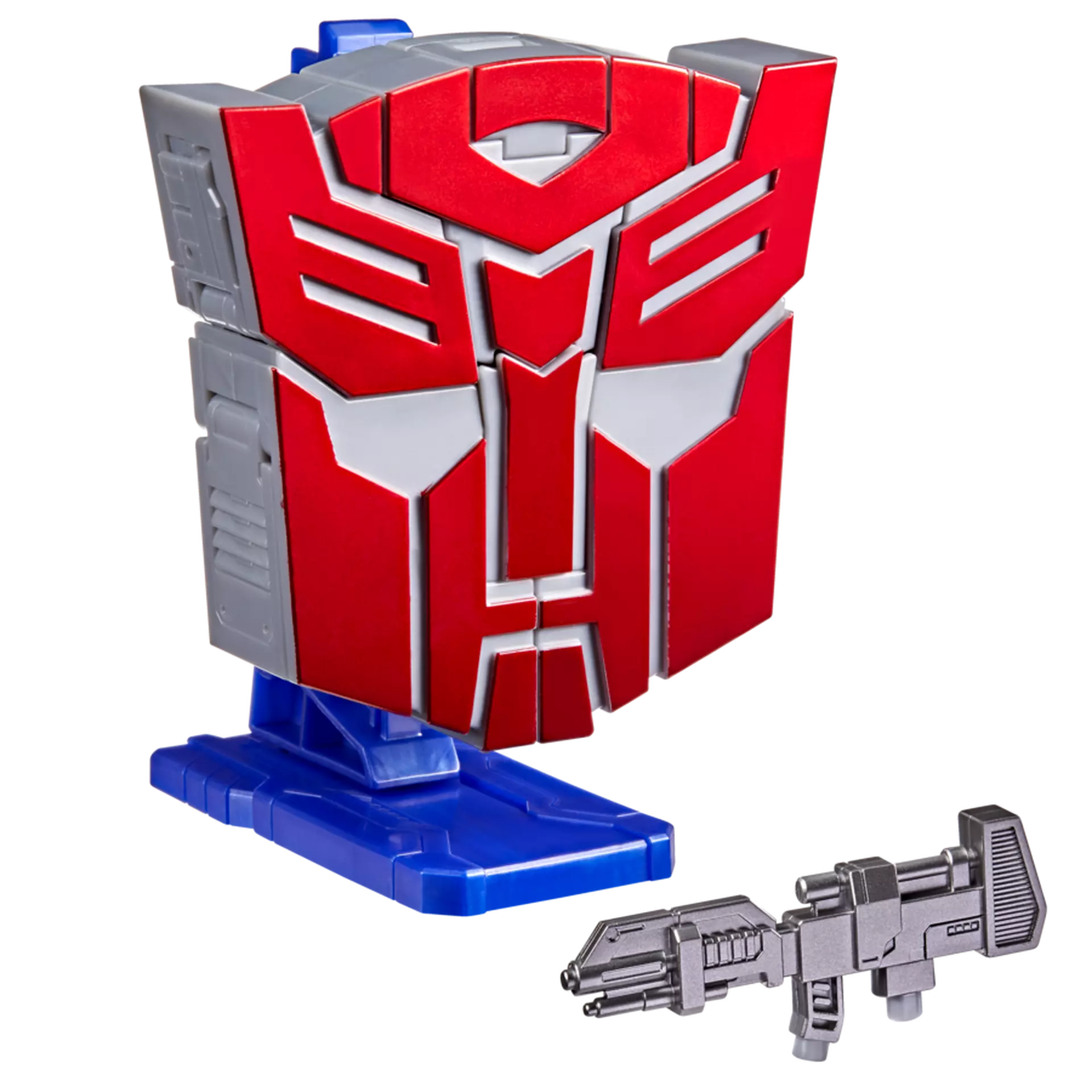 Figurine articulée de collection Optimus Prime Autobot avec blaster